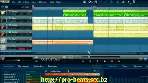 Tutorial: MAGIX Music Maker 15 - Make your own rock song! (EN)