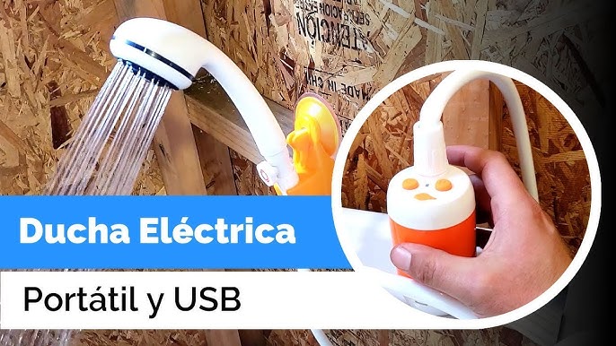 Ducha LIEBMAYA eléctrica portátil camper. La mejor ducha para camping 