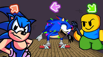 FNF Character Test  Gameplay VS Playground l VS SONIC SAYS l VS SONIC SMW l VS ROBLOX