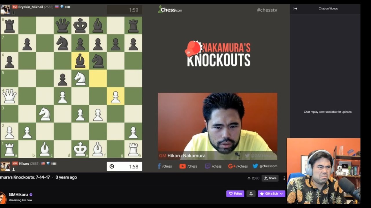 Chess GM and Streamer Hikaru Nakamura Hits a Glorious Milestone on