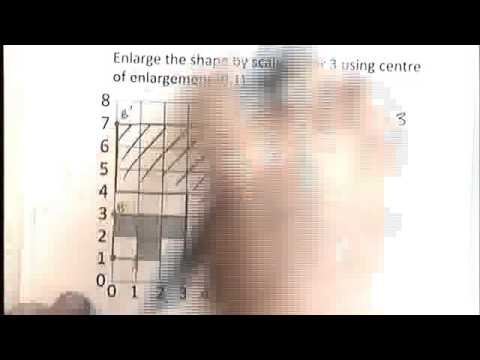 How to - enlarge a shape using a centre of enlargement How to - enlarge a shape using a centre of enlargement