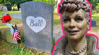 Grave of TV Icon Lucille Ball of I LOVE LUCY Show