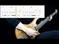 Nirvana  in bloom bass cover play along tabs in