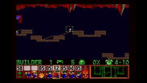 Lemmings (SNES) Taxing 10: Izzie wizzie lemmings get busy