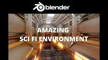 Amazing Sci Fi Environment - Blender 2.81 Eevee #Djfamousmill