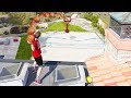 ROOF TOP BASKETBALL TRICKSHOTS CHALLENGE