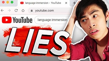 How YouTube Polyglots LIE about Language Immersion