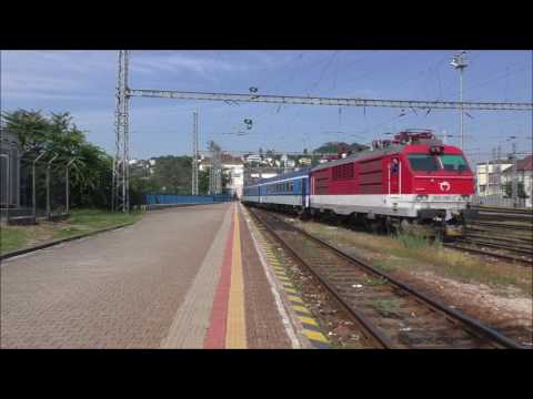 Vlaky: luxusné pozdravy vlakov EC 273 Csardás (350.016) a EC 276 Slovan (350.018)