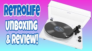 Vignette de la vidéo "Retrolife HQKZ-006 Turntable Review! Vinyl Community!"