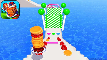 Pancake Run - All Levels Gameplay Walkthrough IOS,Android Part 16 (Level 56-57)