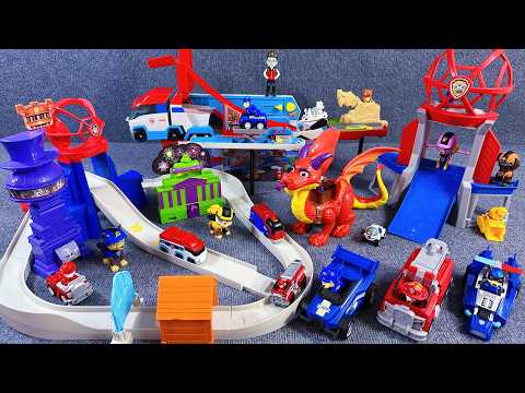 11 Minutes Satisfying Unboxing | Paw Patrol Total City Rescue set & Flame Dragon ASMR | Review Toys