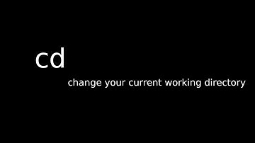 cd : change your current working directory in linux