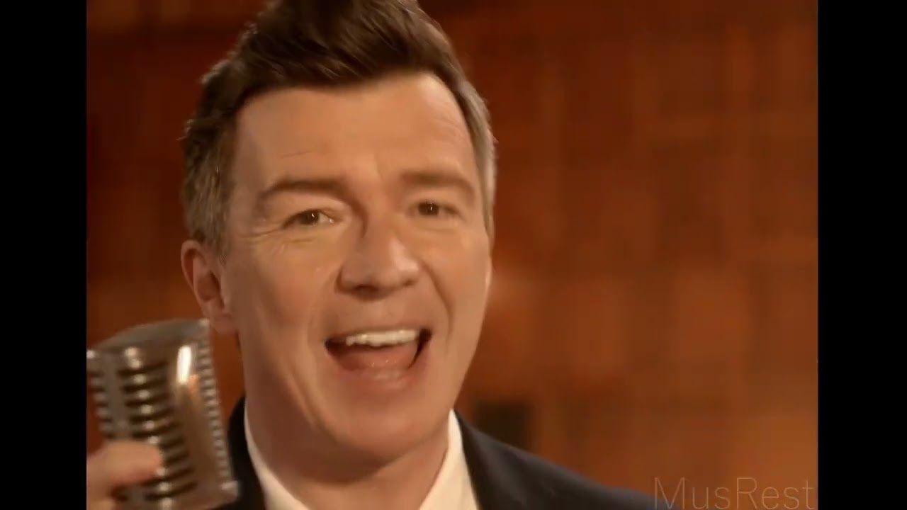 A 4K 60 FPS Remaster of the 'Rickroll' Famous Music Video For Rick Astley's  'Never Gonna Give You Up
