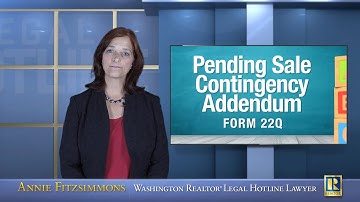 Pending Sale Contingency Addendum - Form 22Q
