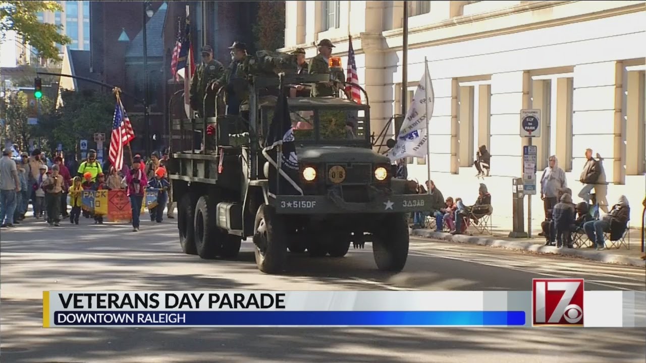 Raleigh holds Veterans Day parade YouTube