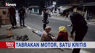 Tabrakan Motor di Bekasi, 1 Pemotor Kritis #iNewsPagi 15/02