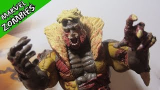 Зомби Саблезубый. Распаковка фигурки и обзор героя комиксов. Marvel Select Zombie. Люди Икс