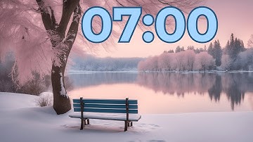 7 Minute Winter Timer with Music ❄️ | Classroom Friendly Countdown