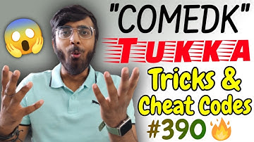 COMEDK 2022: Intelligent Guessing Tricks🔥| Tricks & Cheat Codes #390 [ COMBO OFFER In Description ]