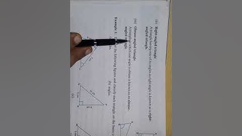 CLASS -7TH CHAPTER -10 ( PROPERTIES OF TRIANGLES) PART -1 INTRODUCTION AND EXAMPLES OF EXERCISE 10.1