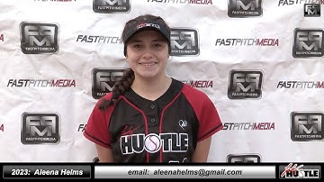 2023 Aleena Helms Committed Chapman University Catcher & Middle Infielder Softball Skills Video