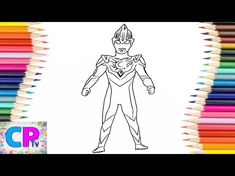  Ultraman  Orb  Coloring Pages For Kids How To Color Ultraman 
