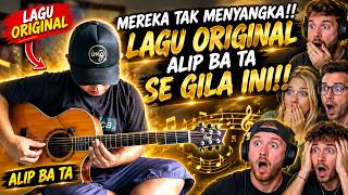 GAK NYANGKA❗SEKELAS GURU GITAR ASAL AMERIKA SAMPAI KEWALAHAN TIRUKAN TEKNIK GITAR SLIDE ALIP BA TA