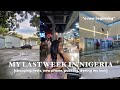 TRAVEL PREP VLOG (LAST WEEK IN NIGERIA): shopping, tests, new phone, packing & more| Faith Eyitayo
