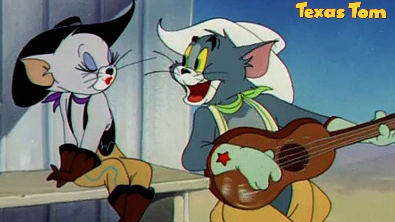 Texas Tom 1950 Tom and Jerry Cartoon Short Film