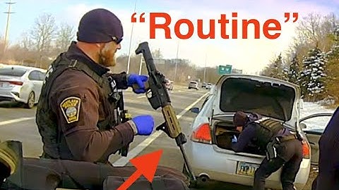Lots of Surprises During "Routine" Traffic Stop