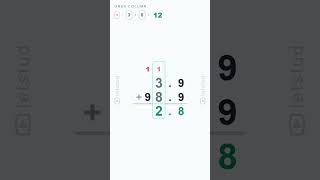 How to Calculate 3.9 + 98.9 | Easy Addition