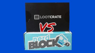 Loot Crate and Nerd Block Unboxing and Comparison July 2014