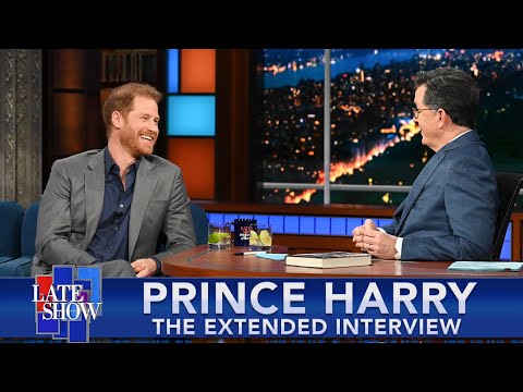 Prince Harry, The Duke of Sussex Talks #Spare with Stephen Colbert - EXTENDED INTERVIEW