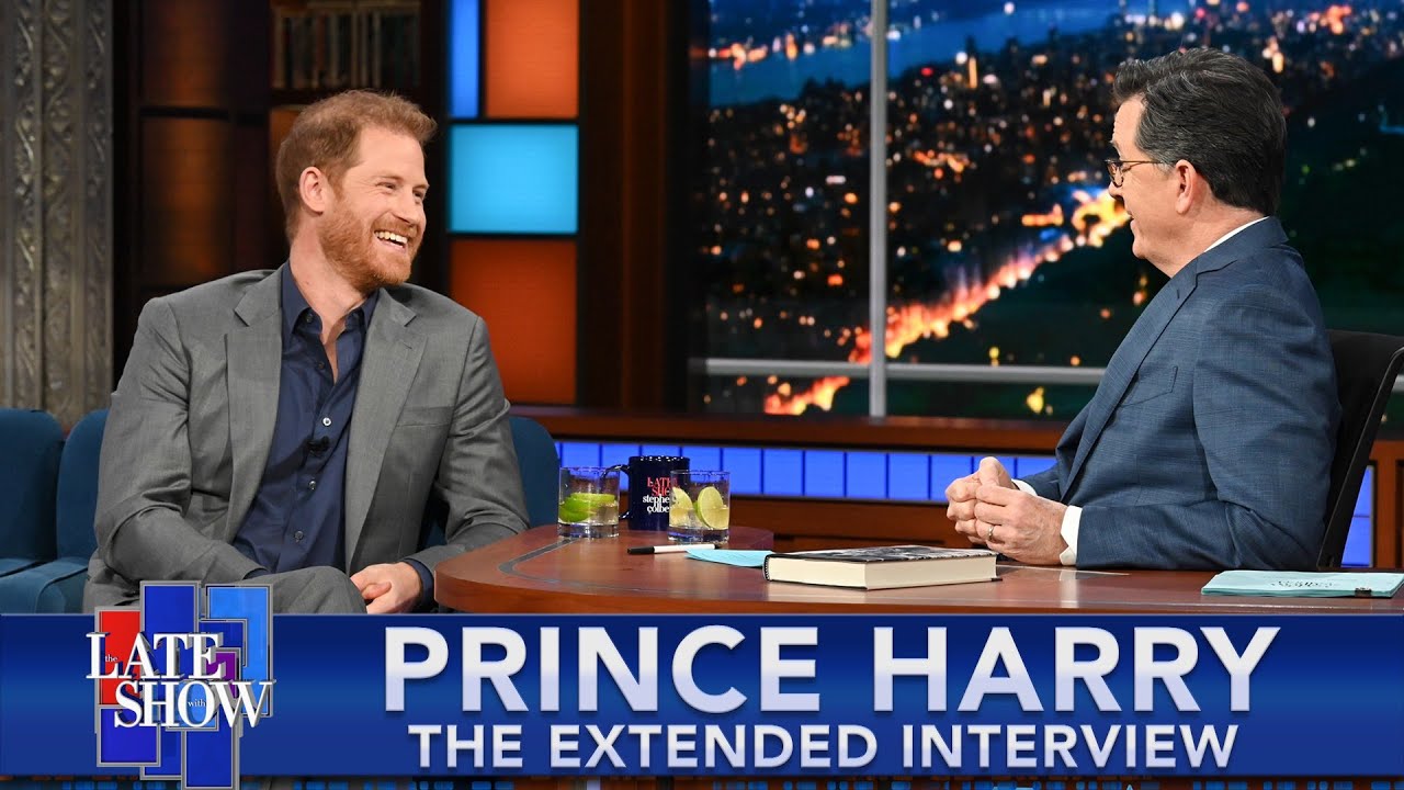 ⁣Prince Harry, The Duke of Sussex Talks #spare with Stephen Colbert - EXTENDED INTERVIEW