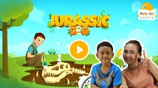 น้องโปรแกรม รีวิวเกมส์ Jurassic Dig - Dinosaur Games ขุดฟอสซิลไดโนเสาร์ screenshot 1