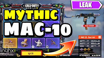 MYTHIC MAC-10 "BAST IDOL" LUCKY DRAW CODM