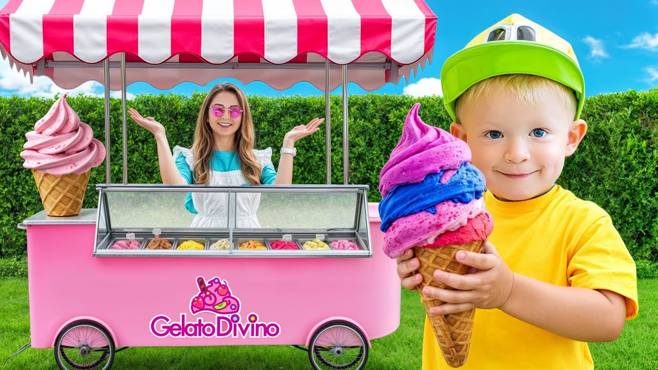 مغامرات الآيس كريم والتحديات الممتعة – تجميعة أوليفر وديانا وروما