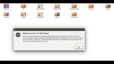 Error mounting /dev/sda3 at /media/ubuntu/