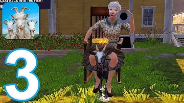 Goat Simulator 3 Mobile - Gameplay Walkthrough Part 3 - FAIRMEADOWS RANCH (iOS, Android)