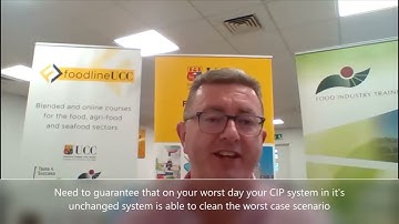 Advanced training course in cleaning in place (CIP) for the food industry