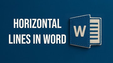 Three Ways to Create Horizontal Lines in Word 2019