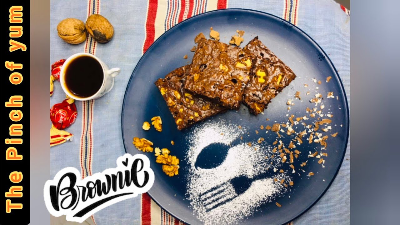 Walnut Fudgy Butter Brownies Brownies recipe by The Pinch of yum YouTube