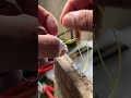 Hook tying from a professional fisherman. #TexasWorkshop #HookTying #ProfessionalFisherman