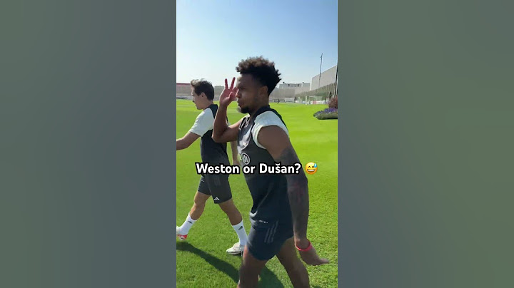 Who did it better, Weston or Dusan? 😅🤣 #training #juventus
