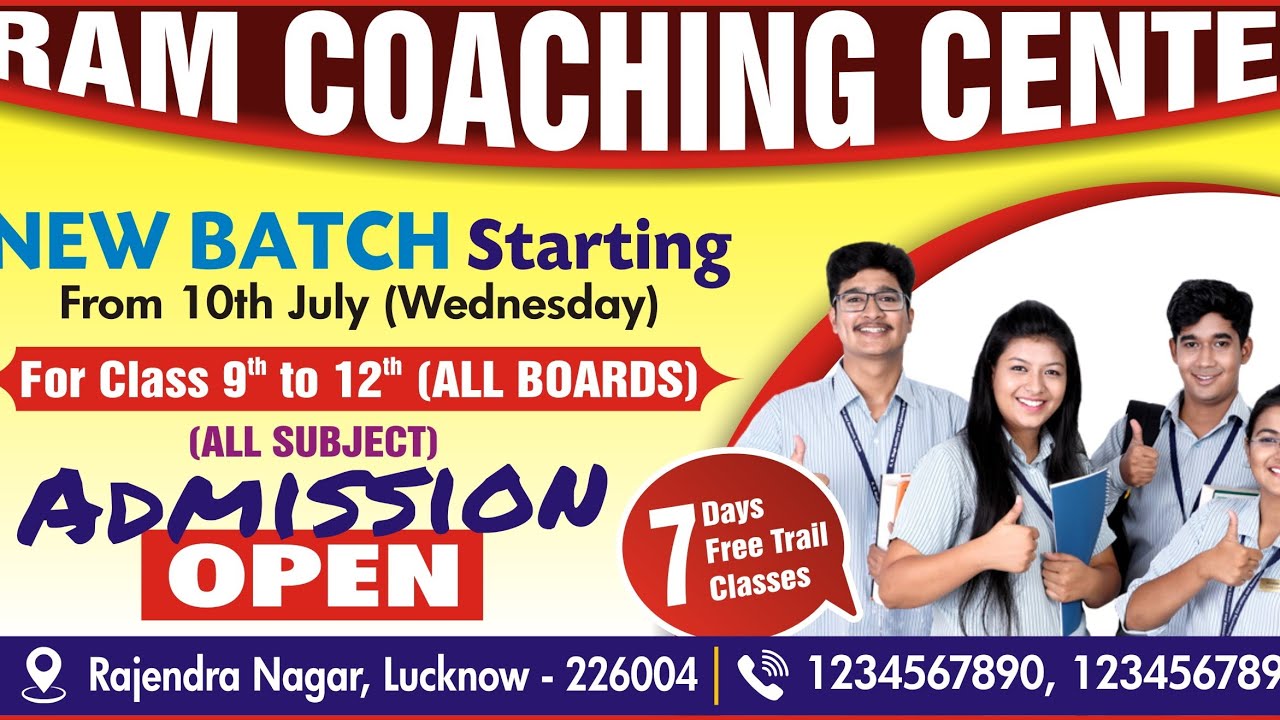 banner-design-ram-coaching-centre-trending-videos-youtube