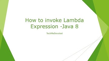 how to invoke Lambda expression - Java 8