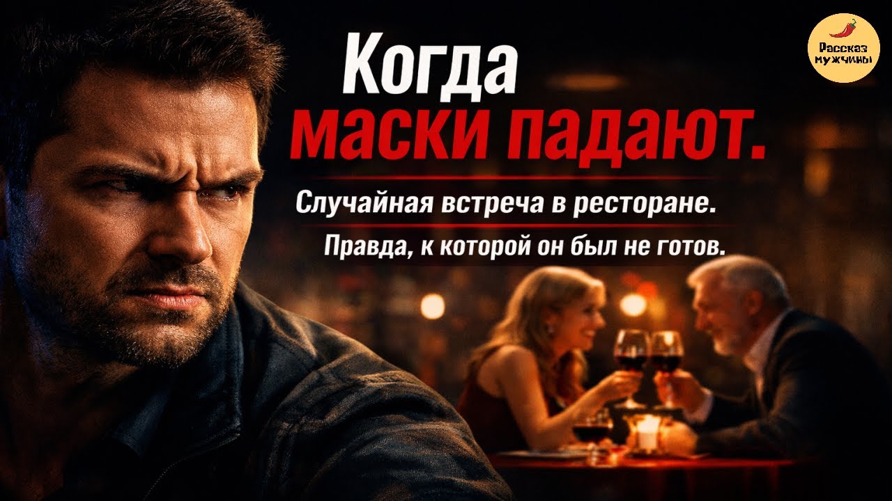 Когда маски падают. Случайная встреча в ресторане. Правда, к которой он не готов | Рассказ мужчины