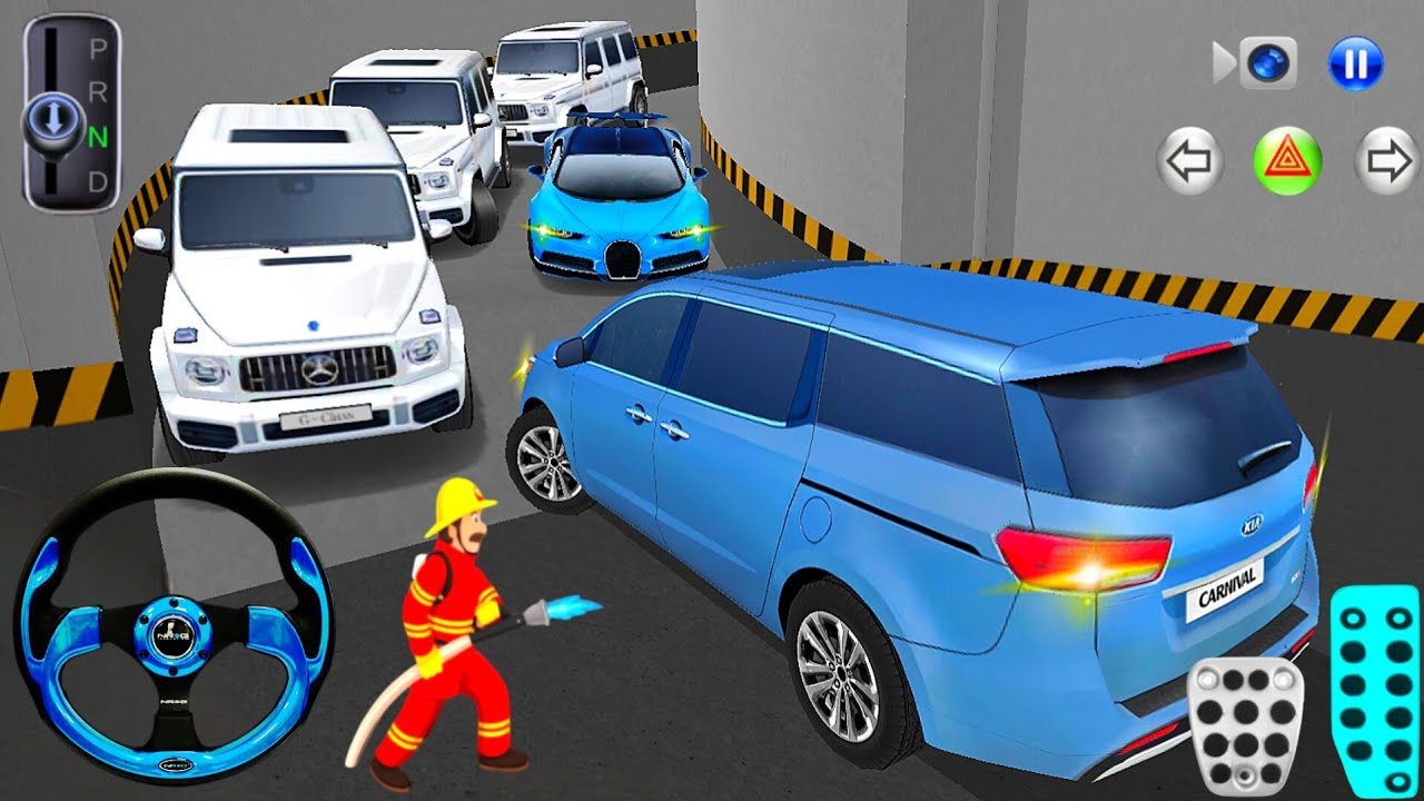 New Carnival Car Stuck in Parking Garage 🅿️ 3D Driving Class 2025 Best Android iOS Gameplay 🎮🚧