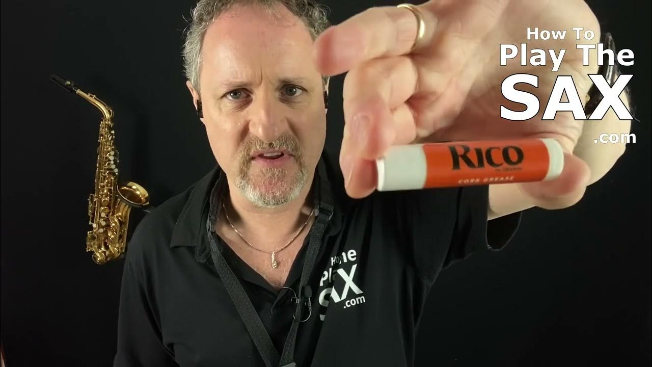 How To Apply Saxophone Cork Grease YouTube