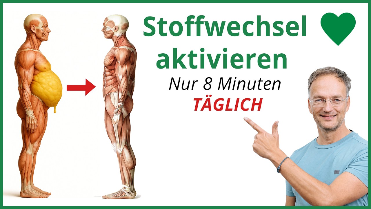 8-Minuten-Routine – Fettverbrennung anregen 💚 Kreislauf aktivieren